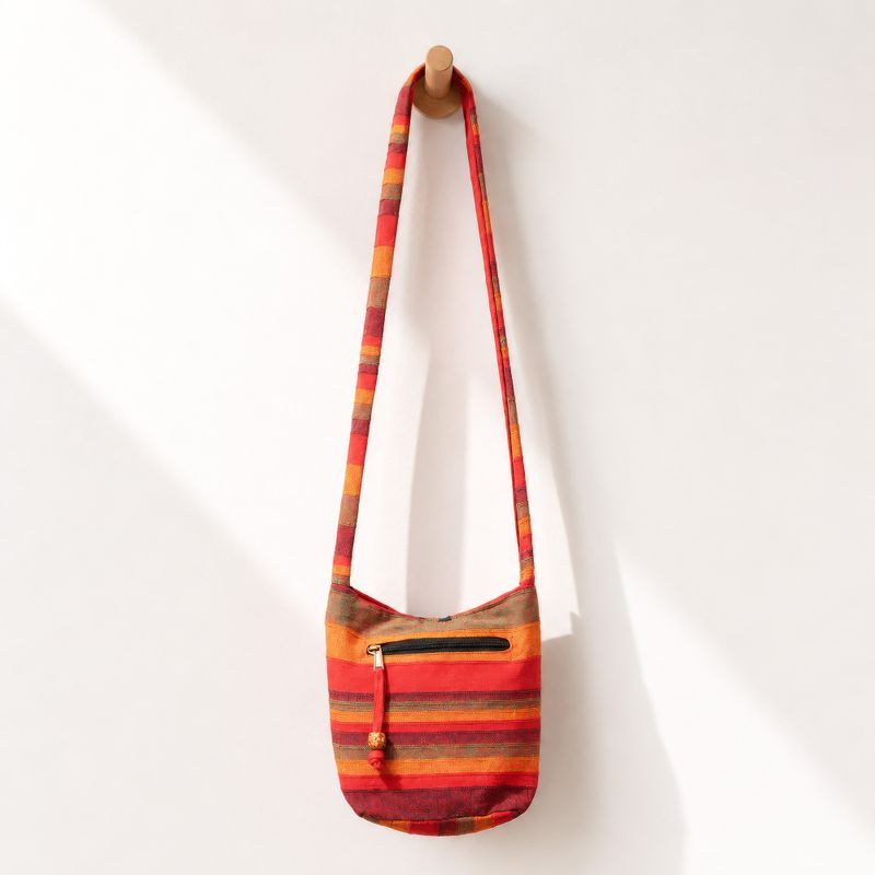 Nepal Sling Bag - Sunrise Orange