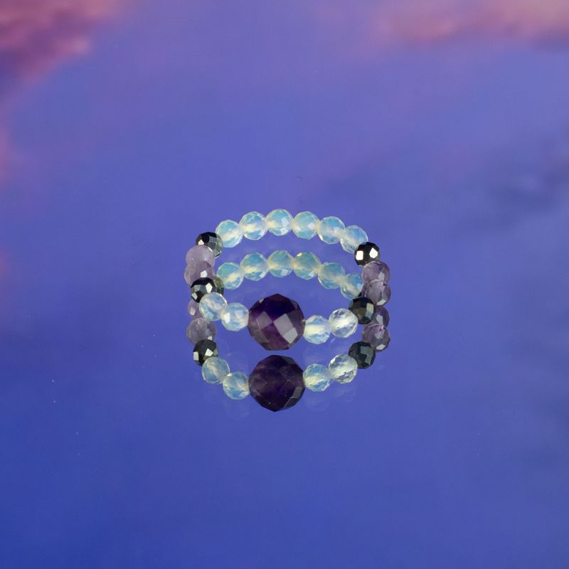 Ring Sets Nymph Spirit Gemstone - Full Moon