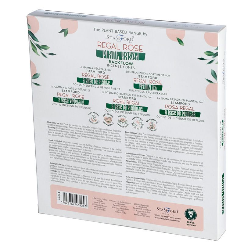 Cônes d'Encens Percés à Base de Plantes - Rose Royale