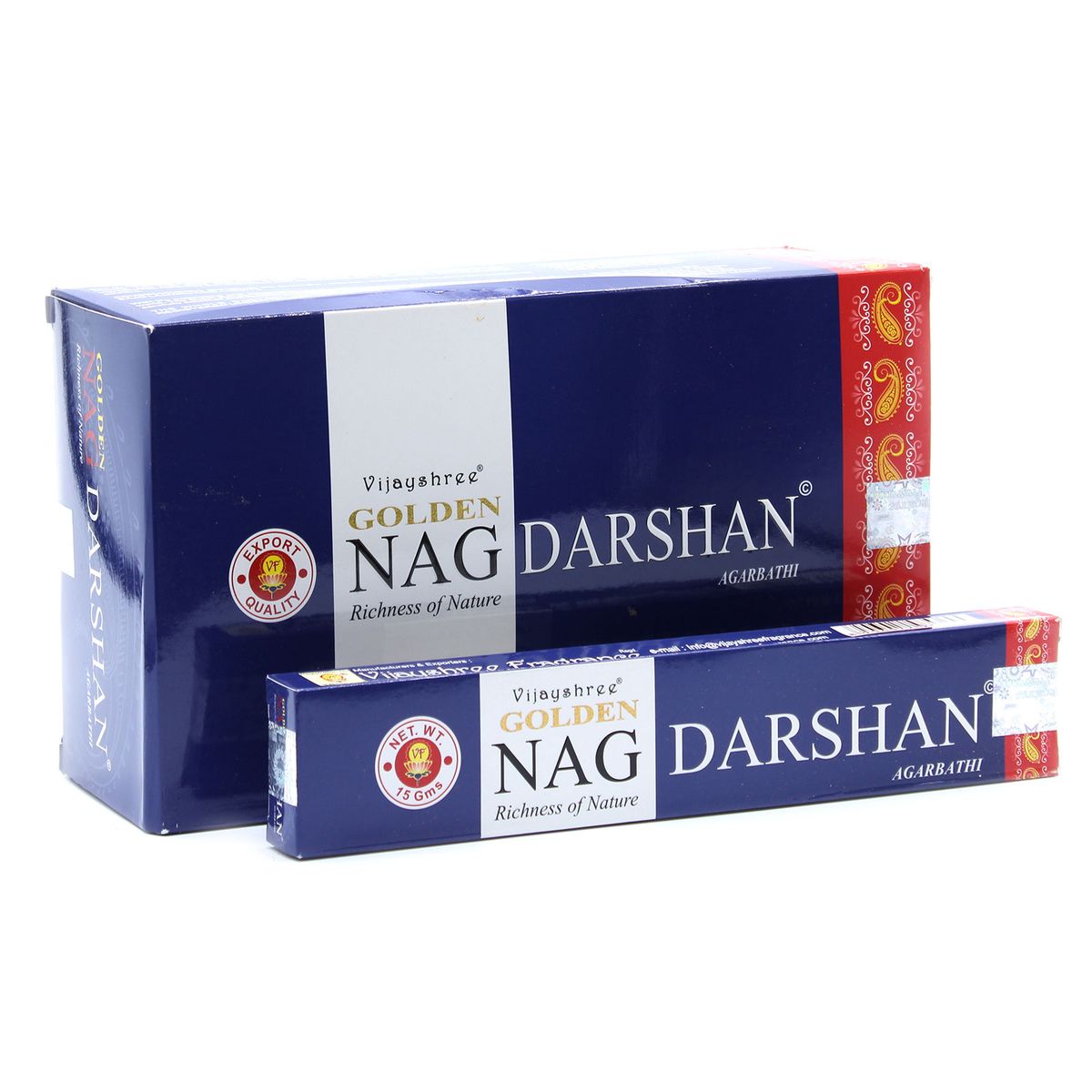 15 g de Incenso Dourado Nag - Darshan