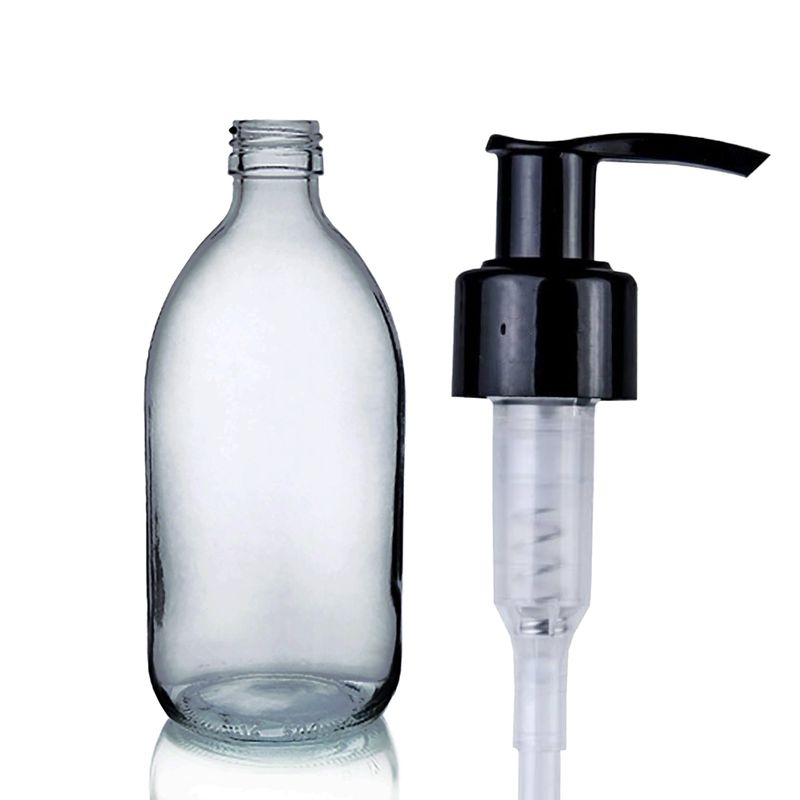 250ml Matná Skleněná Lékovka - Bez Uzávěru