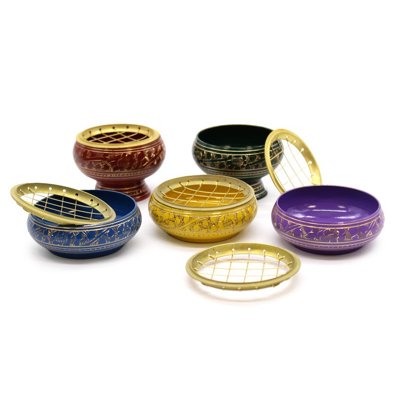 Brûleur à charbon pour encens Chakra – Cœur
