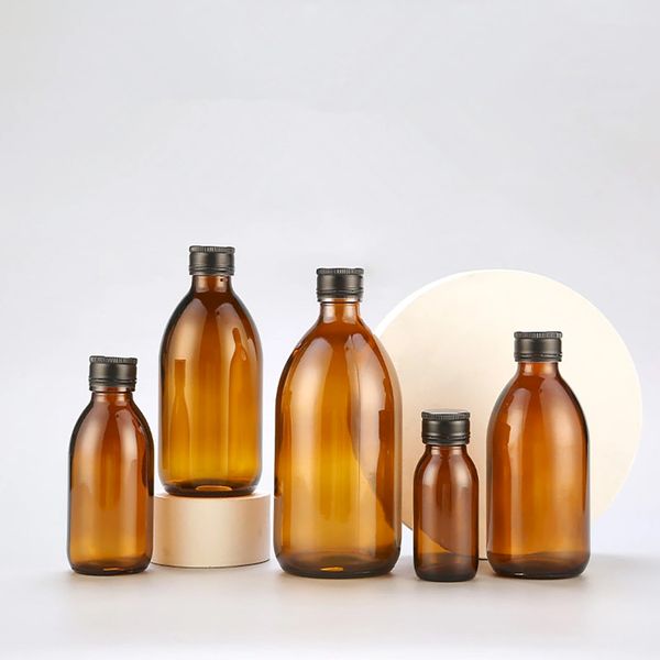 Medicinflaskor i Glas