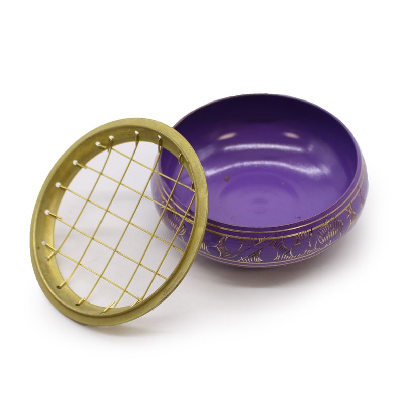 Brûleur à charbon pour encens Chakra – Couronne