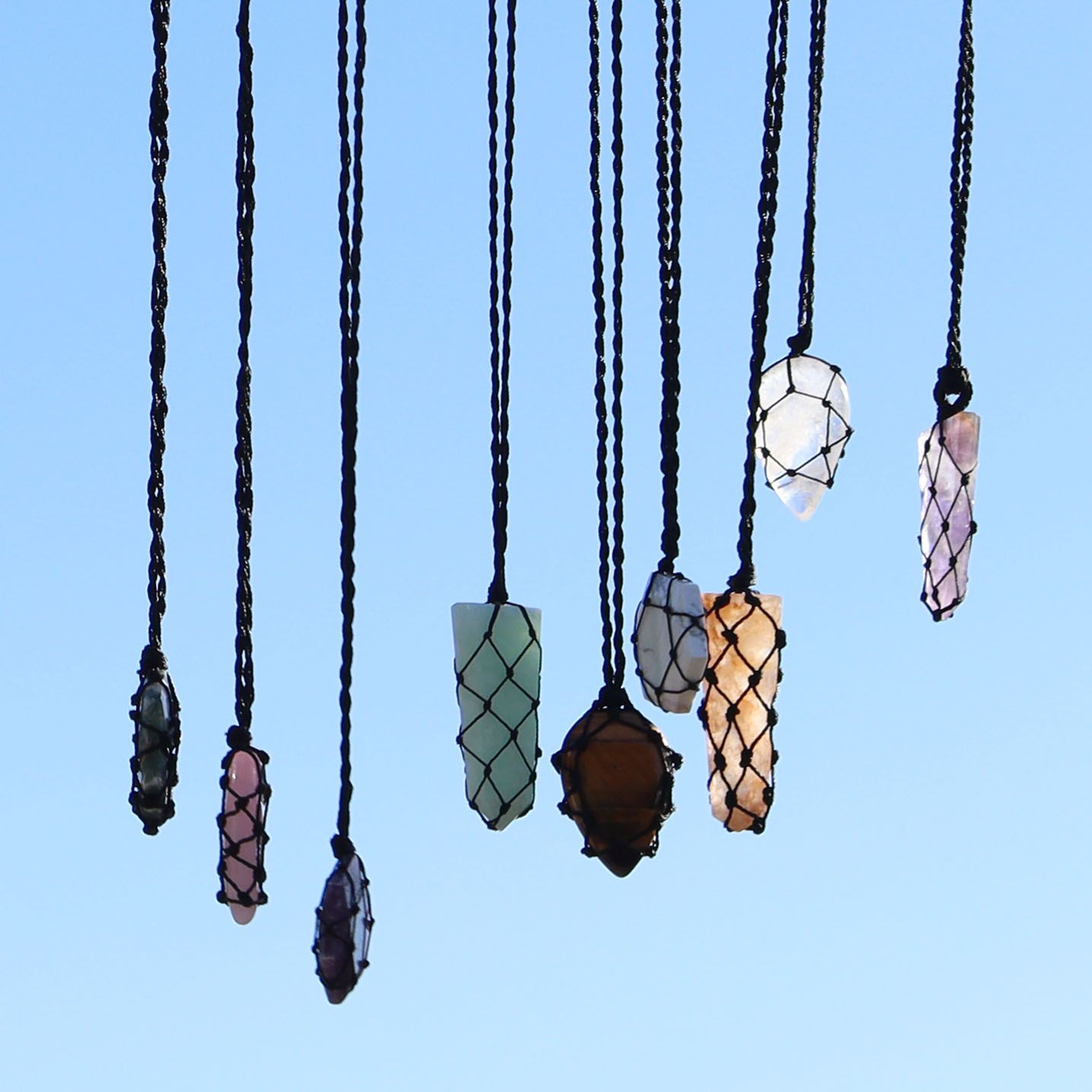 Gemstone pendant necklace Starter