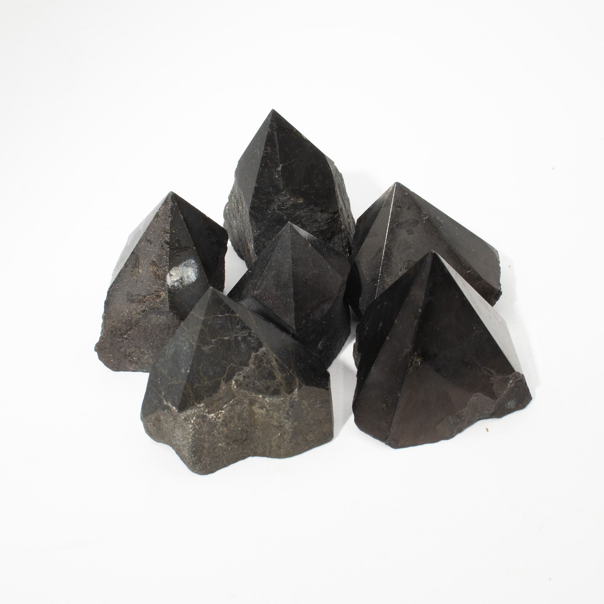 Pontas de Pedras Naturais (0,7kg) - Turmalina Indiana (aprox. 5-6 peças)