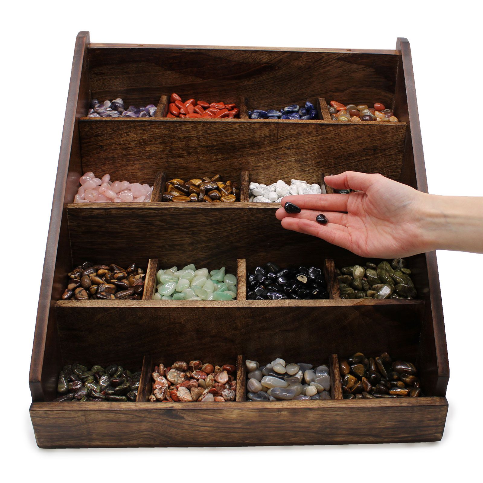 Малки африкански полирани камъни - комплект за начинаещи