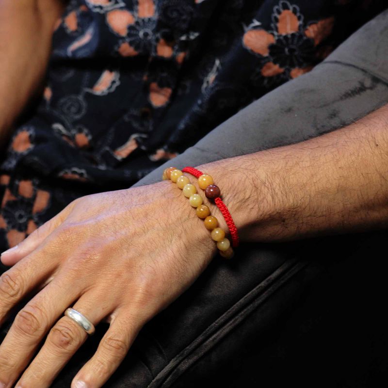 Bracelets de pierres à double pouvoir - Adventurine jaune