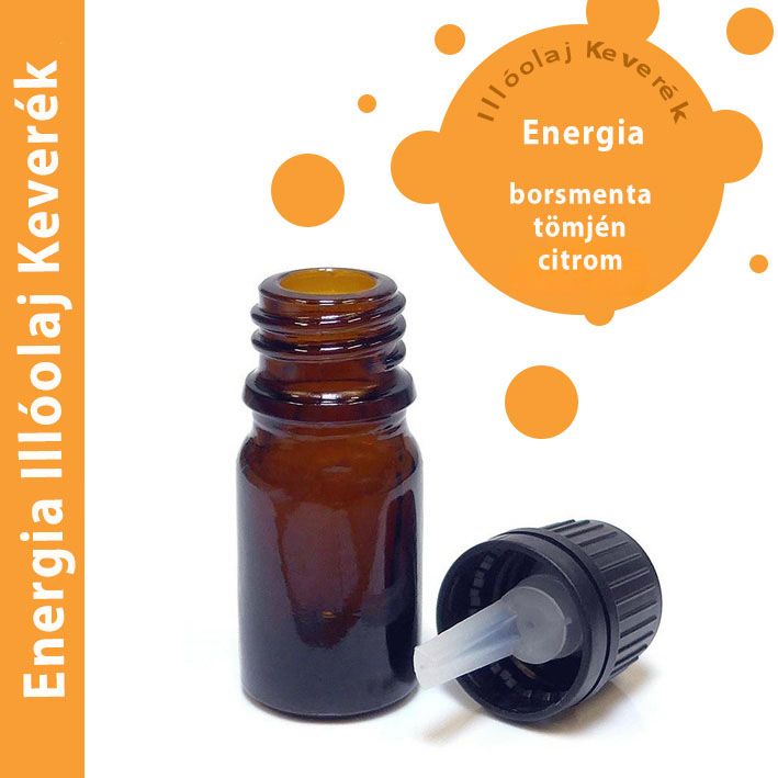 ENERGIE Směs Esenciálních Olejů 10ml - Bez Etikety