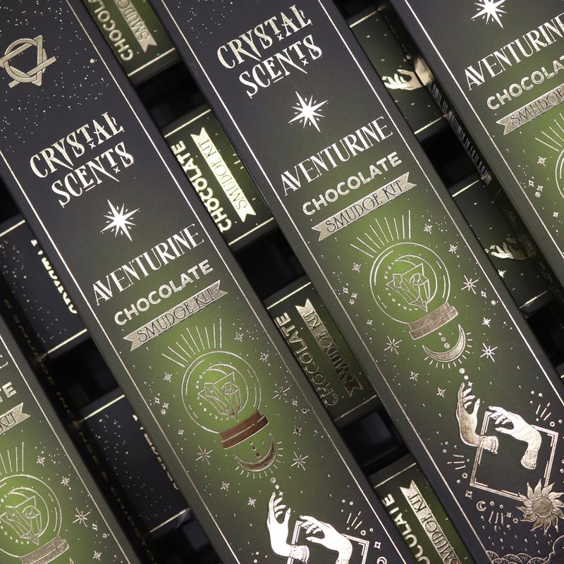 Aventurin-Kristall-Duft-Räucherstäbchen – Schokolade