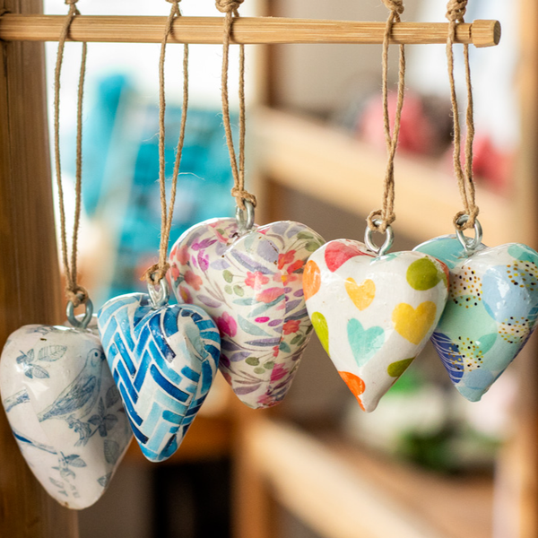 Дървени сърца за декорация на едрo