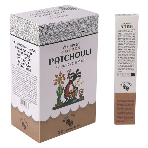 Varas de Resina para Defumação – Patchouli 30g (6 unid.)