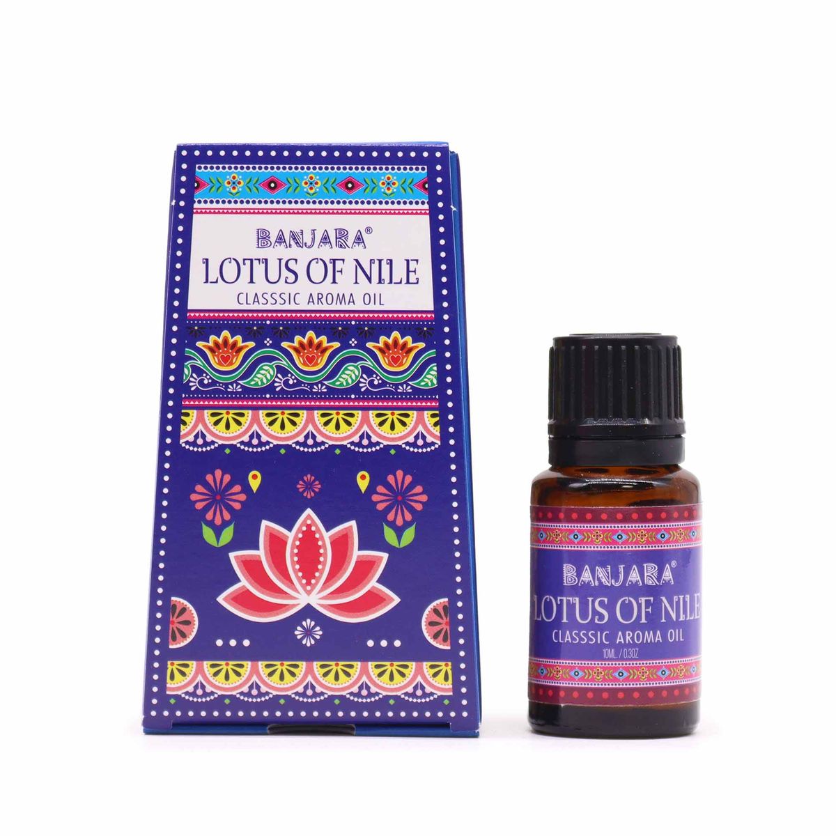 Óleo perfumado da Índia Banjara 10 ml - Lótus do Nilo