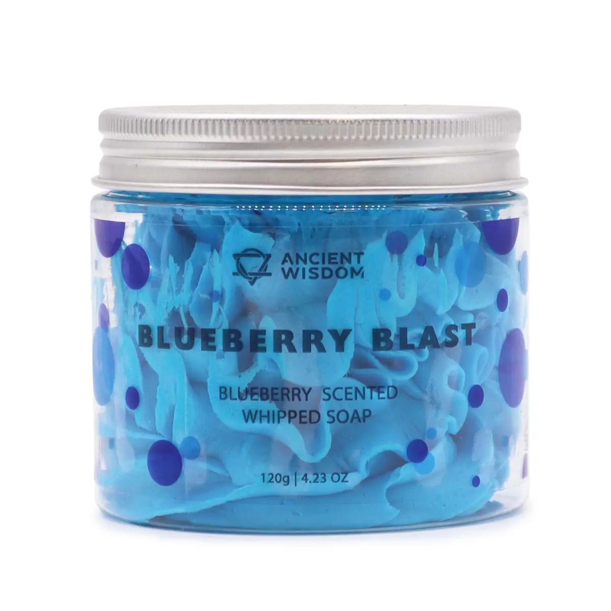 Blueberry Whipped Cream Soap 120g — Soap · GlowDuty apothecary