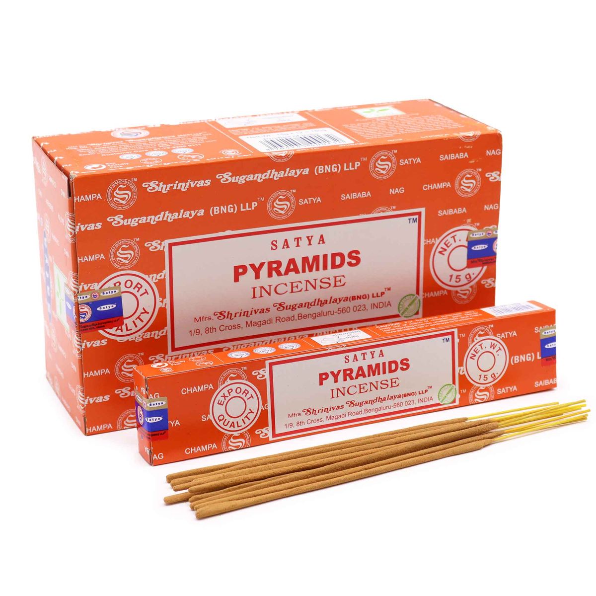 Bastões de incenso Satya 15 g - Pirâmide