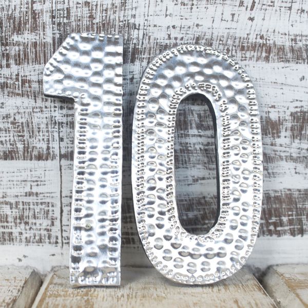 Petites Lettres en Aluminium – chiffres 1 à 0