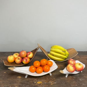 Coconut Leaf Fruit Bowl Sets & Tea Stands