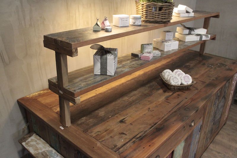 Recycled Large Centre Display Table 207x97x80cm