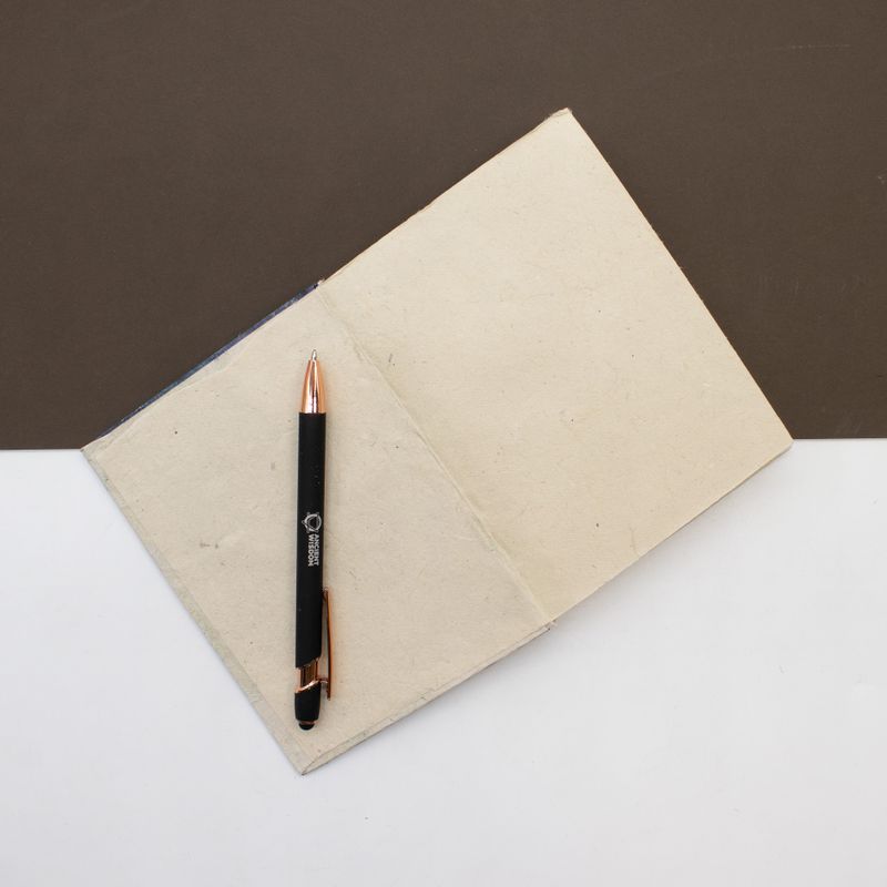 Med Mixed Mountain Moon Phase Notebooks - (12x8cm) - 40 leafs (3x4 assorted Des) - In Display Case