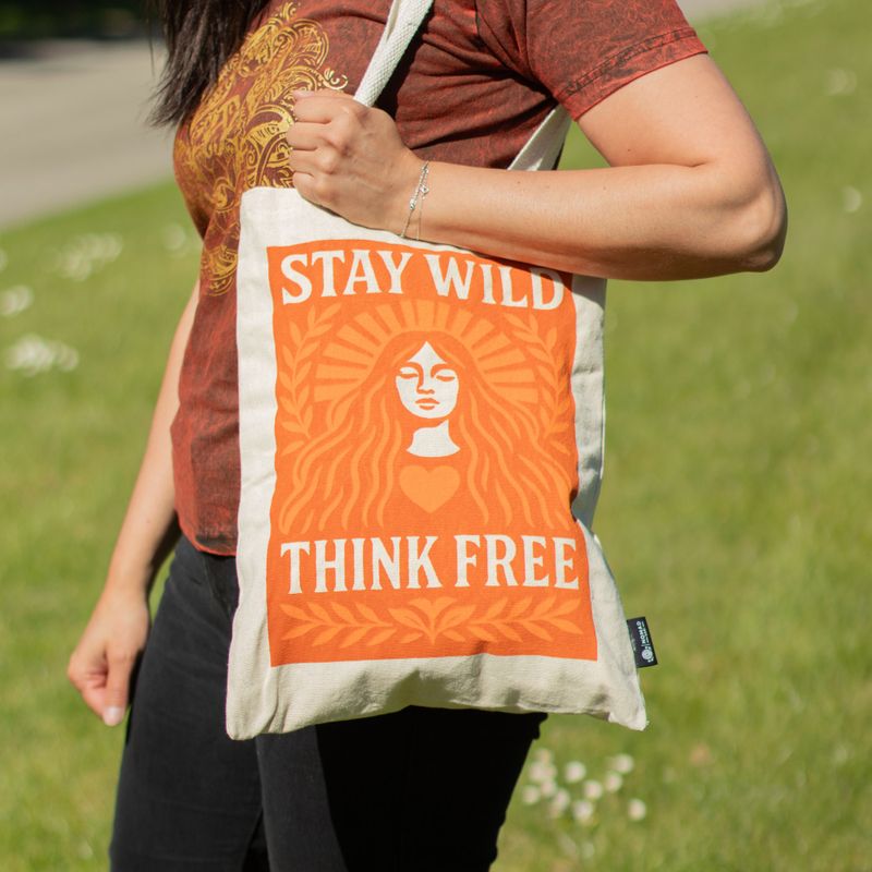 Iconic Toni Tote Bag - Stay Wild (41x31cm) - Natural 10oz