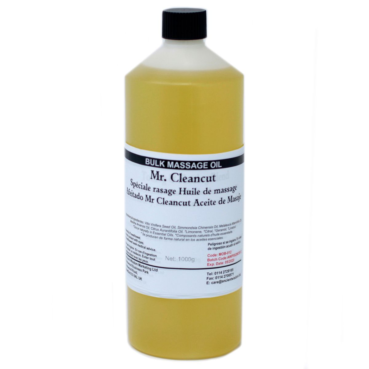 Óleo de Massagem 1 kg - Mr Cleancut