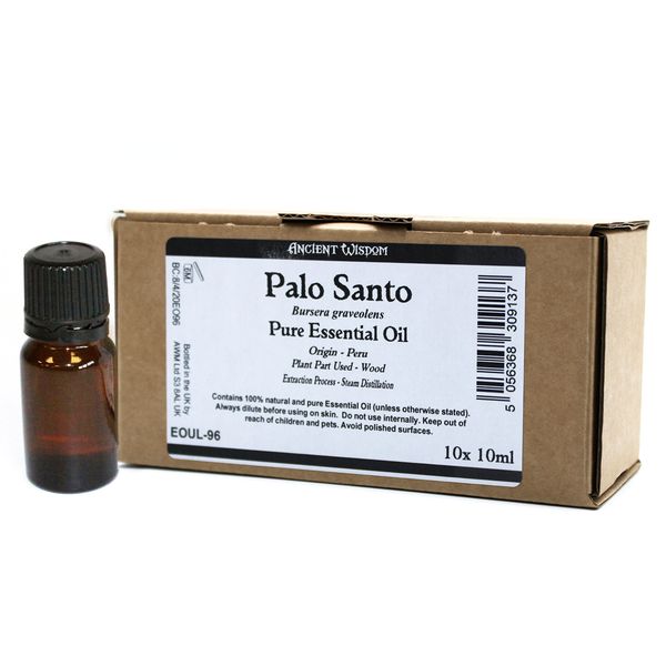 10x 10ml Palo Santo Essential Oil 10x 10ml Unlabelled