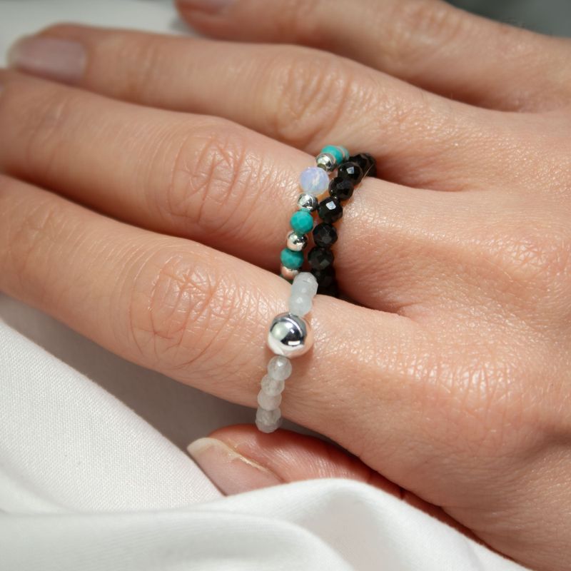 Ring Sets Nymph Spirit Gemstone - Endless Ocean
