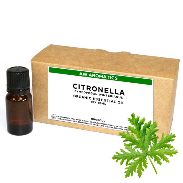 Citronela - Organsko Eterično Ulje 10 ml - Neoznačeno