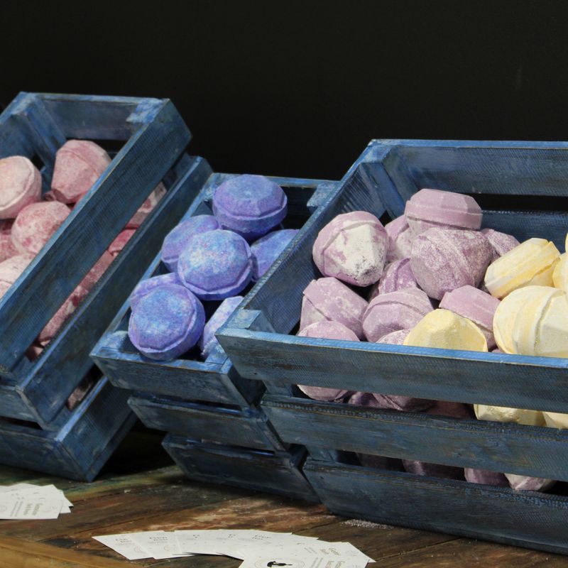 Gemstone Bath Bombs Starter Pack - Blue boxes