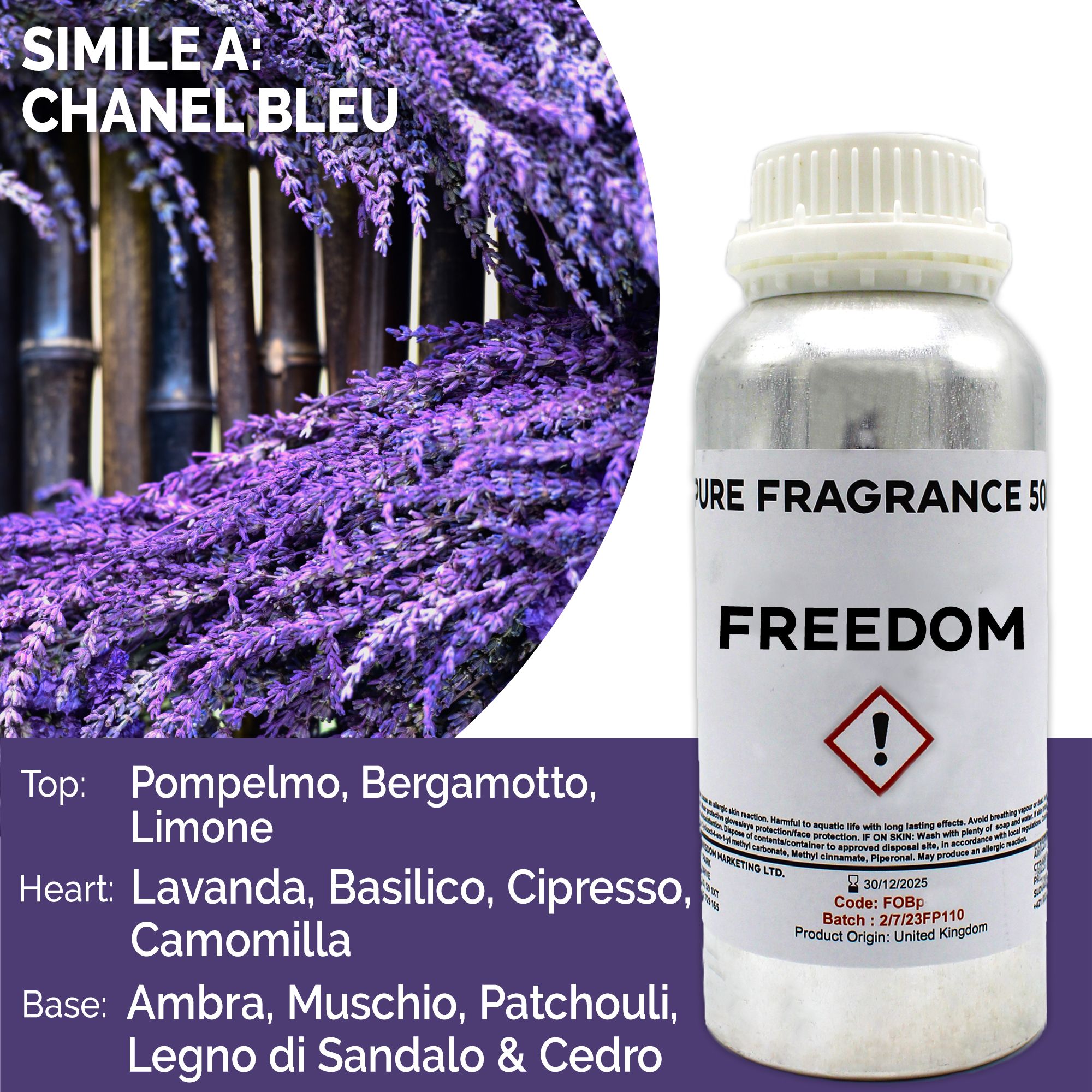 Fragranza Pura 500g - Libertà