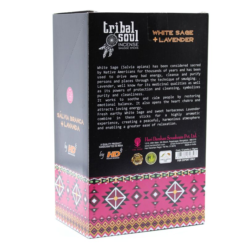 Encens âme tribale - Sauge Blanche + Lavande