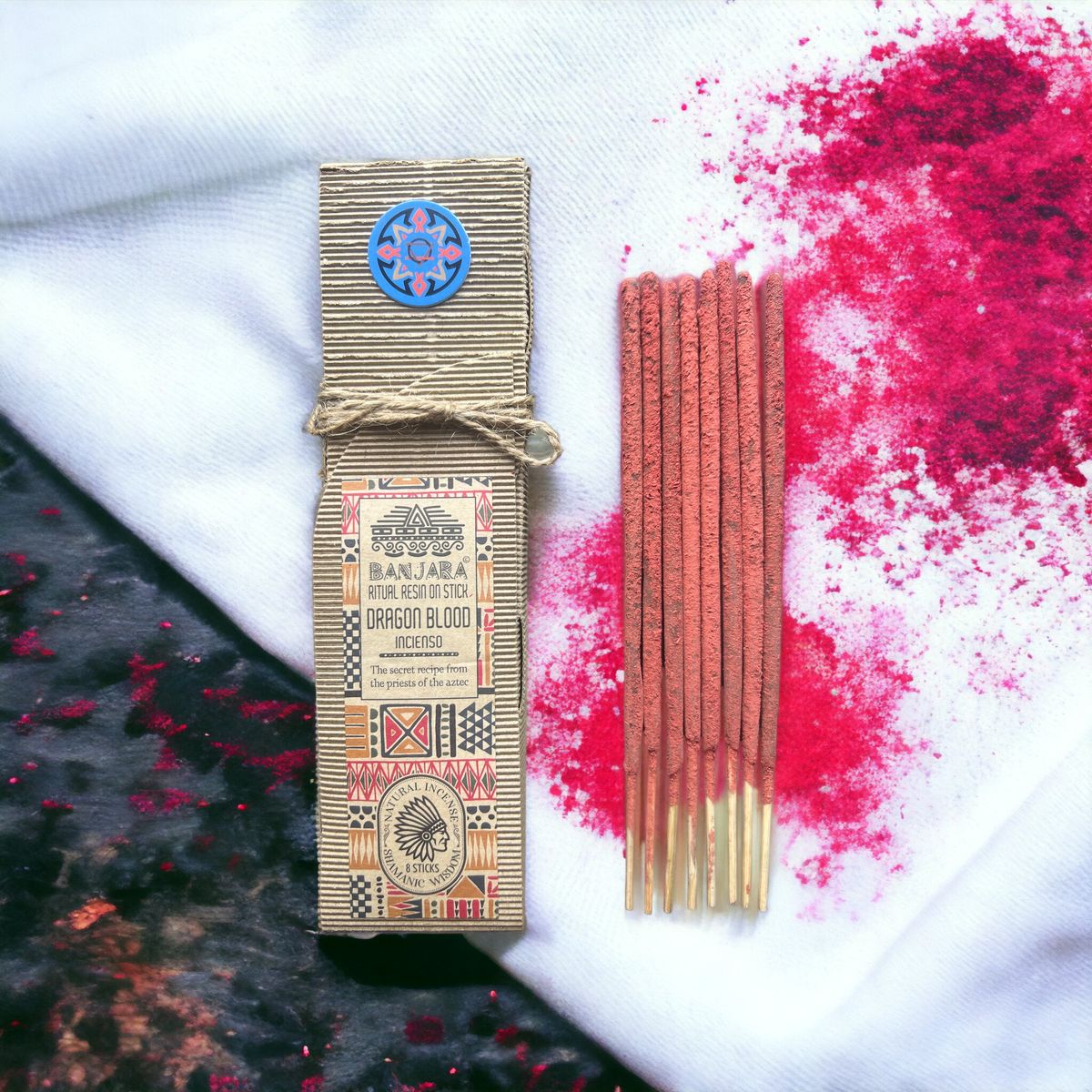 Varinhas de resina para rituais - Sangue de dragão