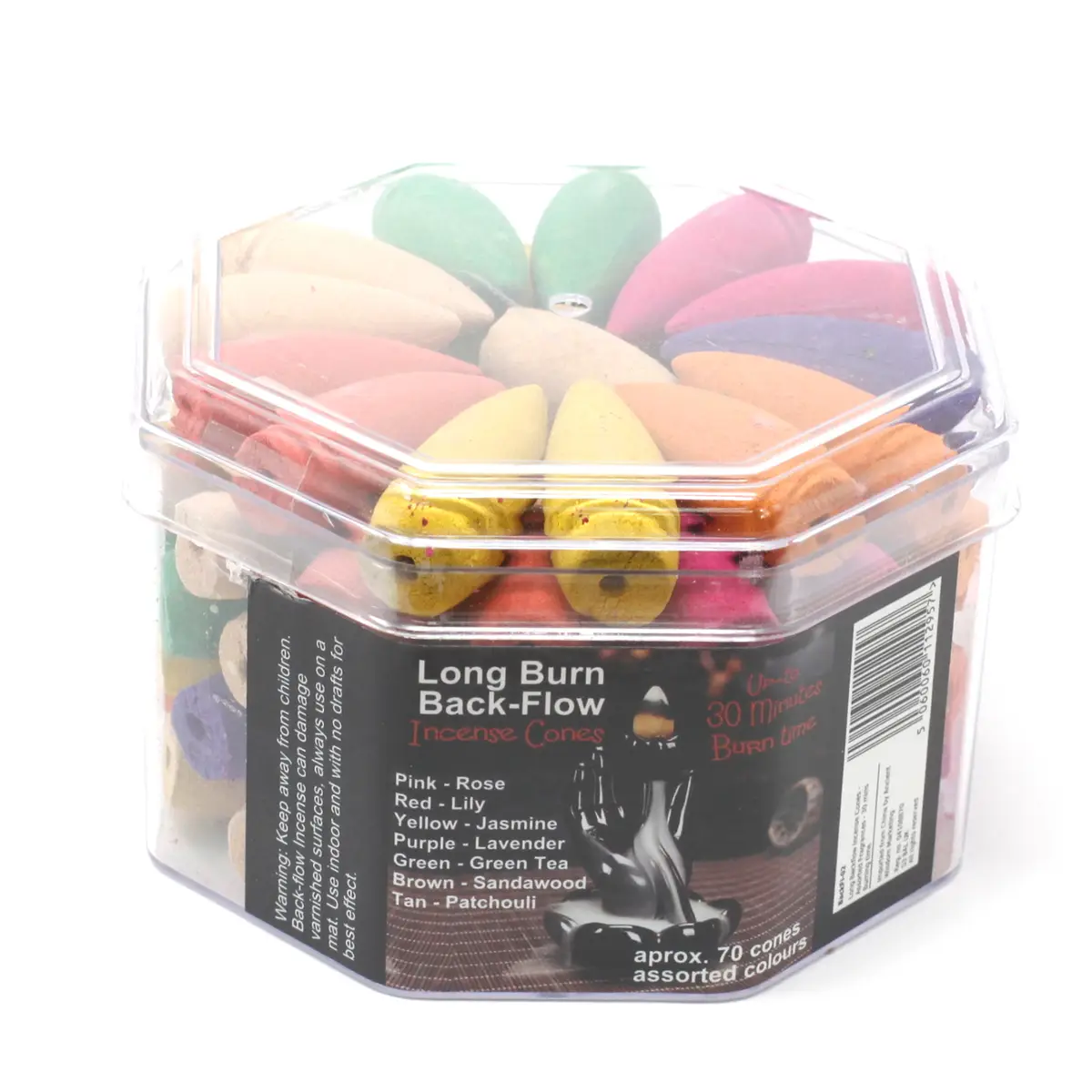 Long Backflow Incense Cones - Assorted Fragrances - 30 mins Burning time — Incense · GlowDuty apothecary