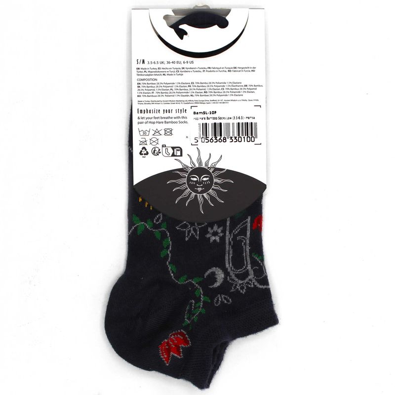 S/M Hop Hare Bambusové Ponožky - Nízké (36-40) - Hamsa