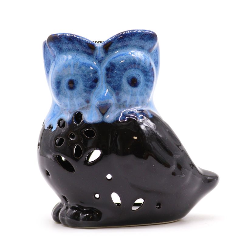 Brûleur à l'Huile Rustique Classique - Hibou de Côté (assortis)