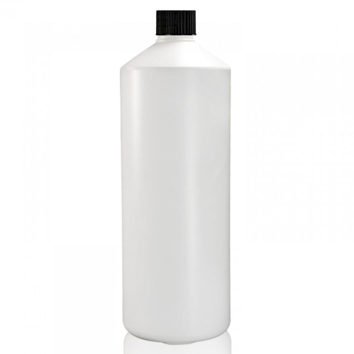 Bottiglie in Plastica HDPE 1L con Tappo Nero