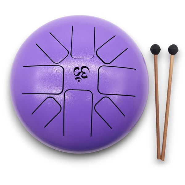Великий Глюкофон Happy Drum "Ом Фіолетовий" - 22x16 см