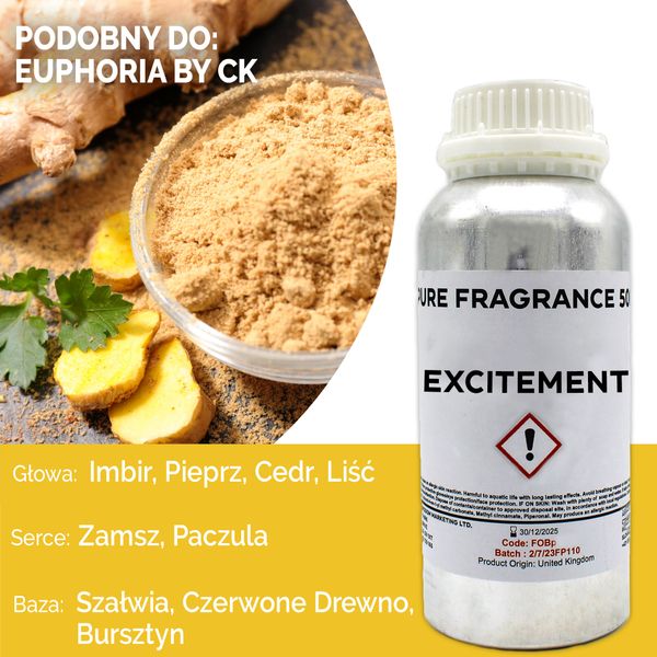 Olejek Zapachowy Czysty 500 ml - Ekscytacja