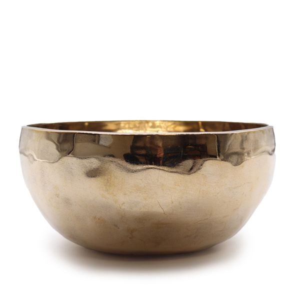Extra Stor Handgjord Klangskål i Klockmetall (ca 1500g) - 21cm