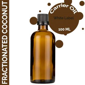 Huile de Noix de Coco Fractionnée - 100ml - Marque Blanche
