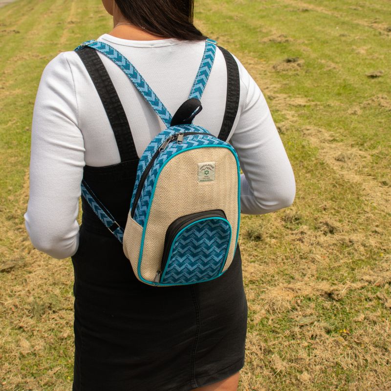 Medium Kathmandu Backpack - Dhaka Design (30x21x9cm)