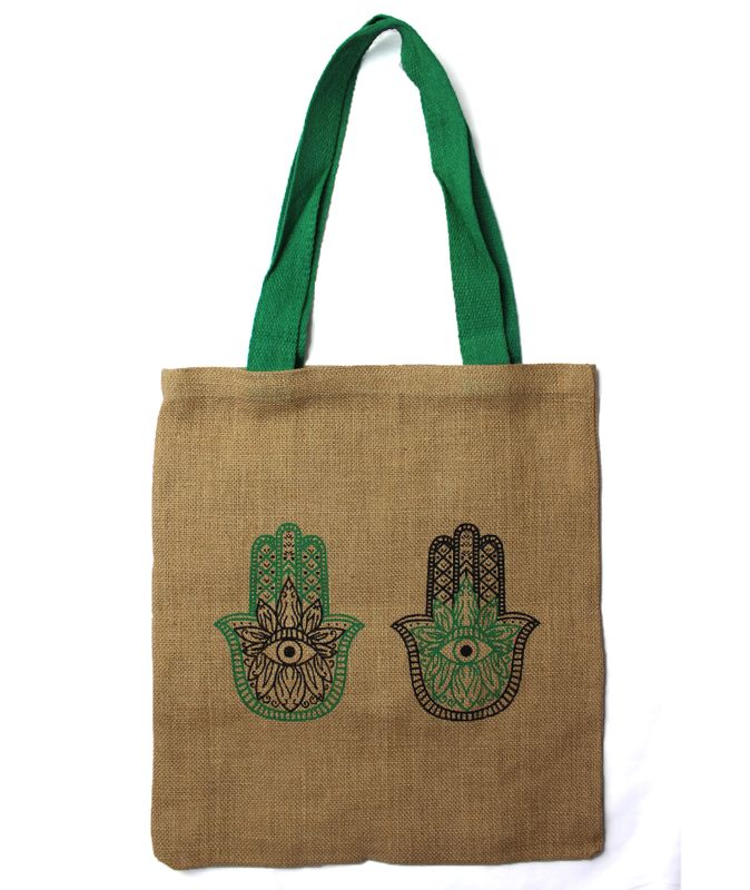 Grand Sac à Main en Jute - 2 Modèles Assortis