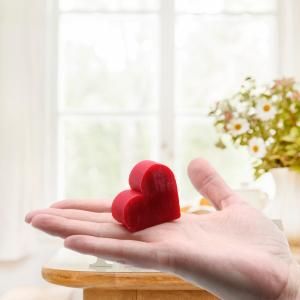 Jaboncitos Invitados en forma de Corazón