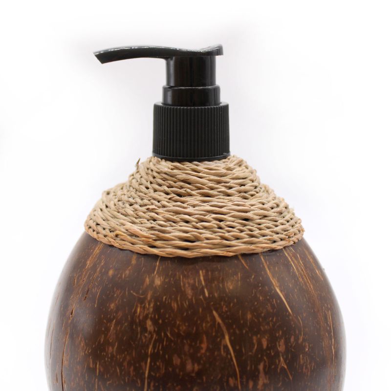 Distributeur de Savon Naturel en Noix de Coco - 200ml aprox.