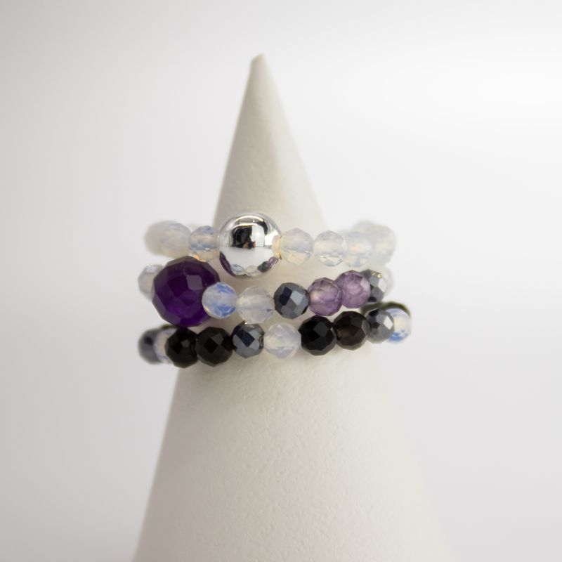 Ring Sets Nymph Spirit Gemstone - Full Moon