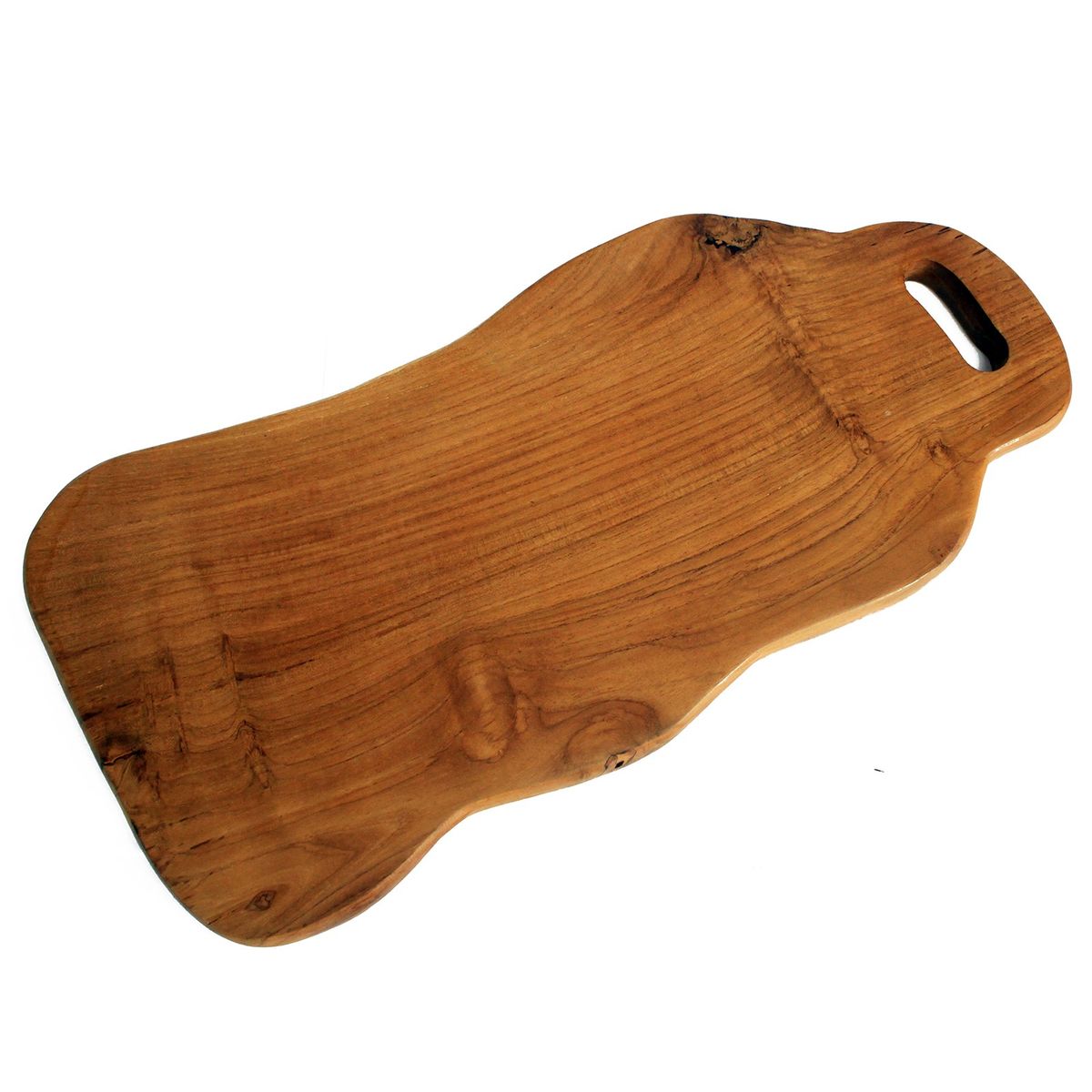 Tábua de cortar em teca - 50 cm
