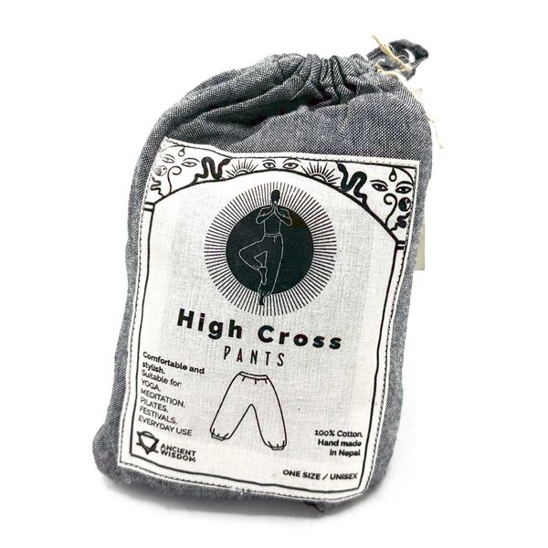 Штани для Йоги та Фестивалів High Cross - Принт на Сірому