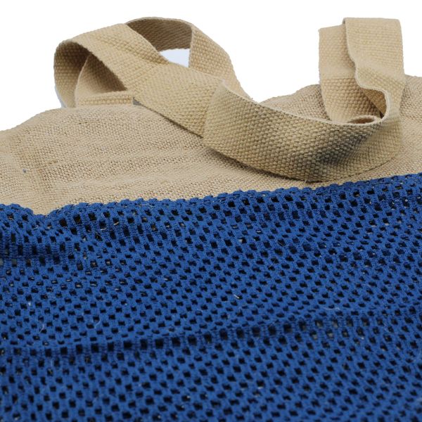 Sac filet pur jute doux et filet en coton - Jean's