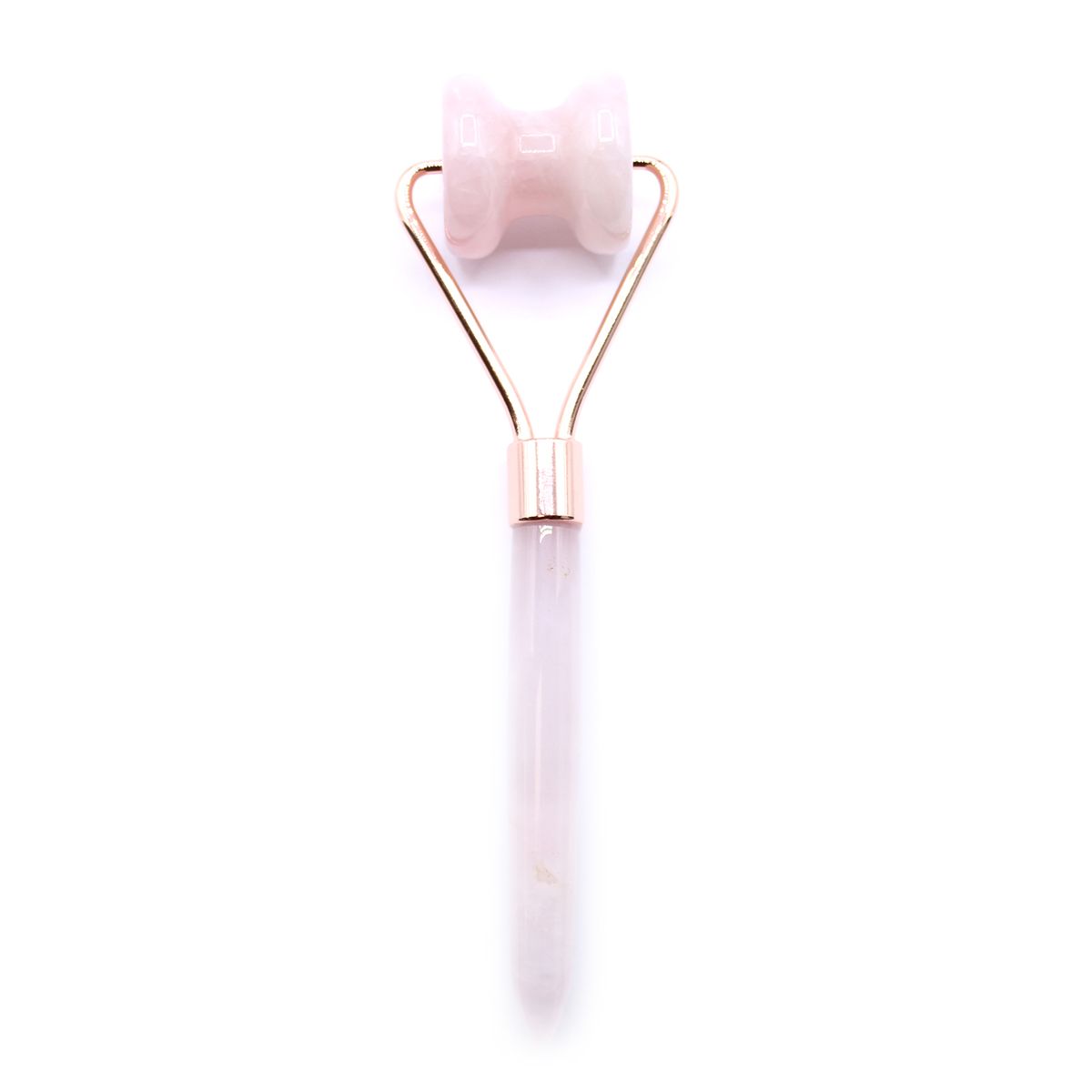 Rolo facial de pedras preciosas - Quartzo rosa