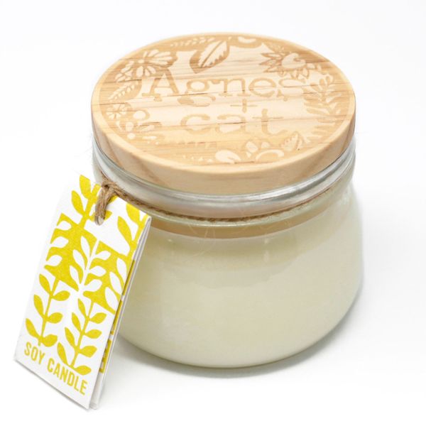 Soy Wax Small Kilner Jar Candle 180ml- Fresh Citrus